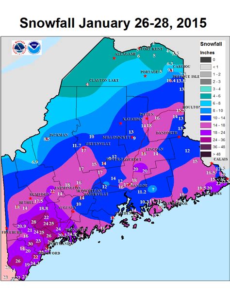 Minnesota Snow Depth Map