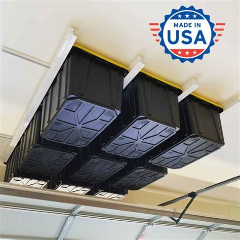 E-Z Glide Tote Slide Overhead Garage Storage System - E-Z Storage