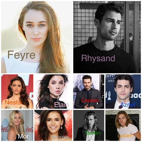 ACOTAR Character cast > Nesta and Elain should have Chestnut hair, but ...