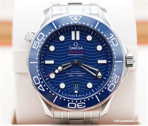 Omega SEAMASTER DIVER 300M CO-AXIAL MASTER STEEL BLUE WAVE DIAL 2023 ...