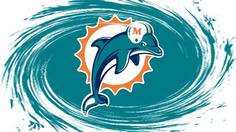 Miami Dolphins Logo Wallpaper | PixelsTalk.Net