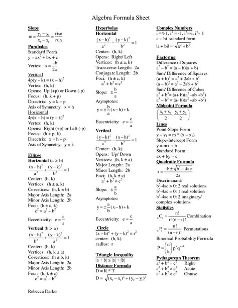 Math, Algebra formulas, Math formulas