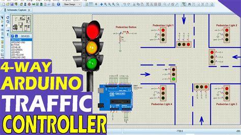 Smart Traffic Light System Using Arduino | Density-based 4-way Traffic ...