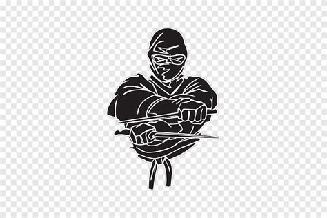 Ninja Wall decal Sticker, Ninja, label, logo png | PNGEgg