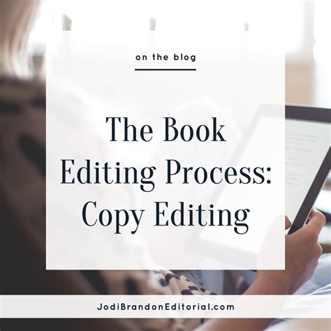 The Book Editing Process: Copy Editing — Jodi Brandon Editorial