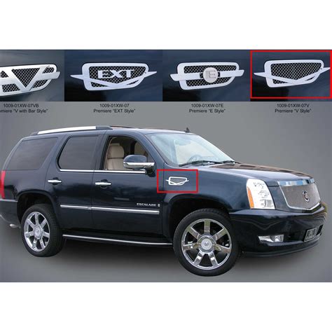 E&G Classics 2007-2014 Cadillac Escalade Accessories Fine Mesh Fender ...