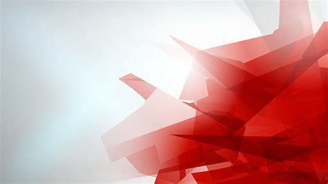 HD wallpaper: abstract, low poly, digital art, red, white | Wallpaper Flare