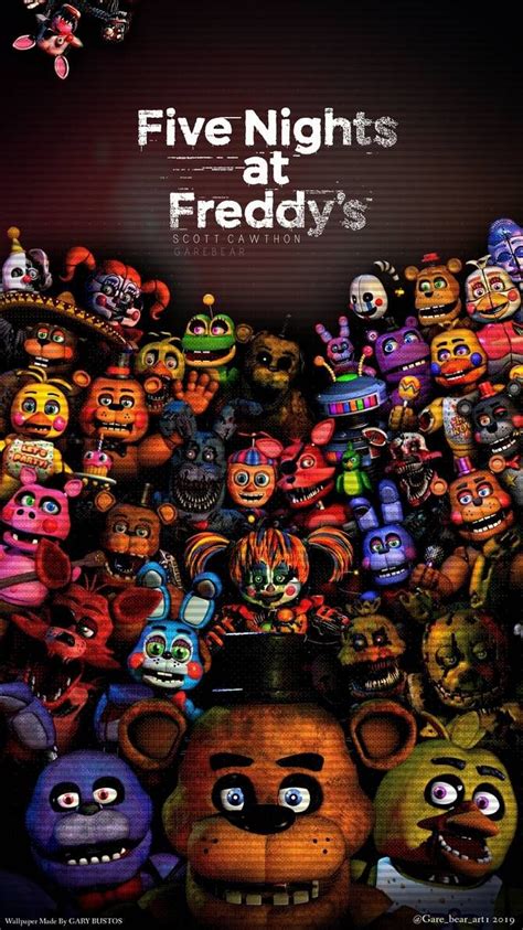 Fnaf group wallpaper by GareBearArt1 on DeviantArt | Fnaf freddy, Fnaf ...