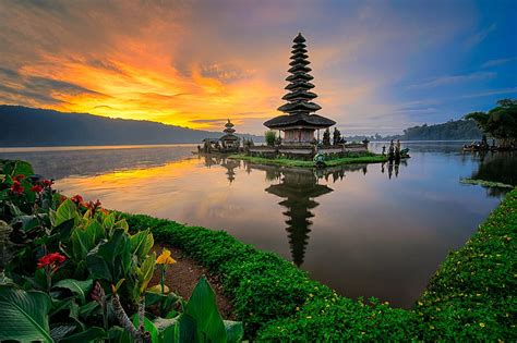 1080P free download | Temples, Pura Ulun Danu Bratan, Bali, Indonesia ...