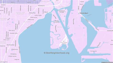 Davis Island, Tampa, FL Political Map – Democrat & Republican Areas in ...