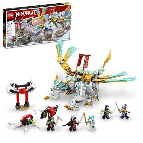 LEGO NINJAGO Zane’s Ice Dragon Creature 71786, 2in1 Dragon Toy to ...