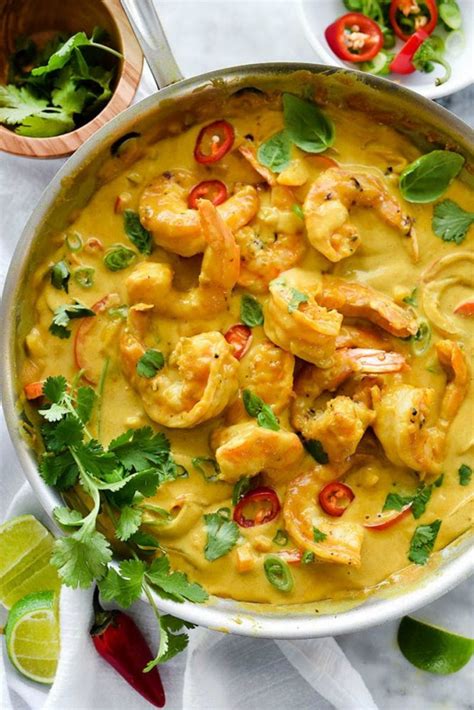 Shrimp with Coconut Milk and Cashew Rice on BakeSpace.com