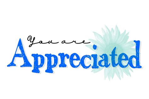 you are appreciated - Clip Art Library