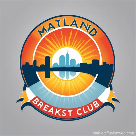 Stylized Sunrise Maitland Breakfast Club Logo | Stable Diffusion Online