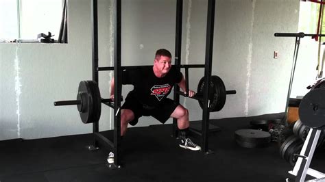 Squat with Giant Cambered Bar - YouTube