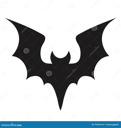 Vampire Bat Silhouette. Halloween Bats Decoration, Hanging Cave ...