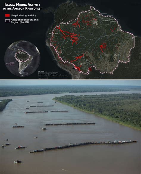 Combating Illegal Gold Mining in the Amazon Rainforest With Maxar’s…