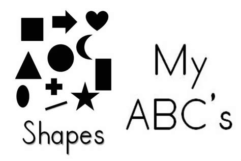 the shape and size of shapes are shown in black