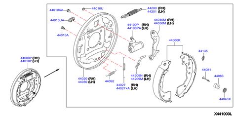 2022 Nissan Kicks SV Drum Brake Shoe Hold Down Pin - 44081-5RB0B ...