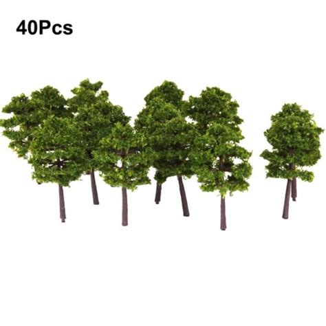 40*/Set - Deep Green N Scale Model Trees For Building Scenery And ...