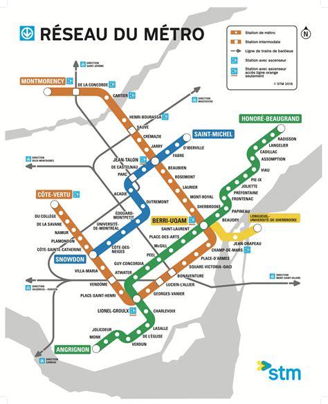 Metro Station Map Montreal - Bunnie Valentia