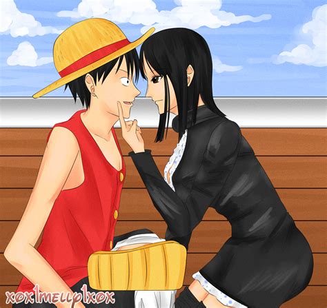 Luffy + Robin - Close Color by xox1melly1xox on DeviantArt