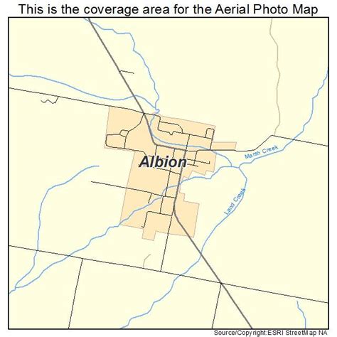 Aerial Photography Map of Albion, ID Idaho