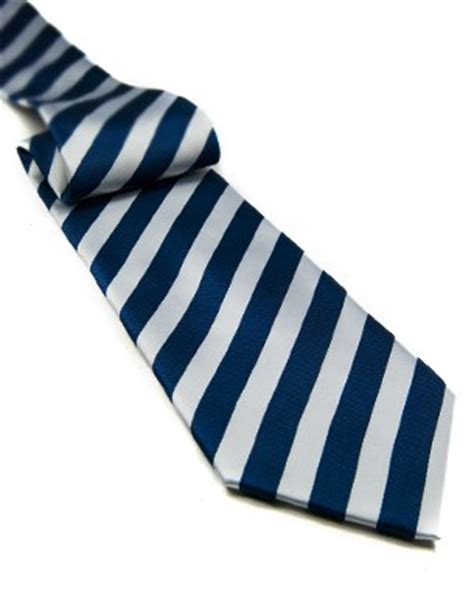 Blue and White Tie | Jaan J. - The Home of Non-Silk Vegan Ties