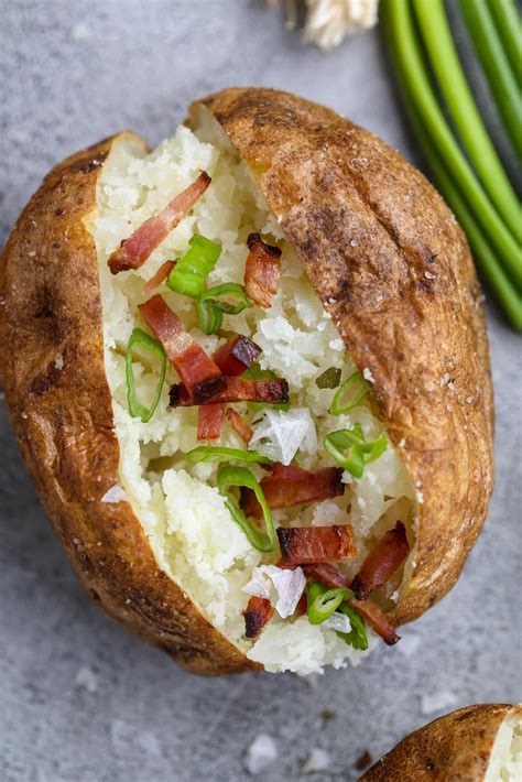 Easy Air Fryer Baked Potatoes - Momsdish