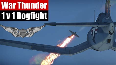 War Thunder 1v1 Dogfight F4U Corsair | Real Pilot v AI - YouTube