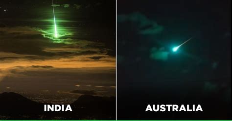 Green Meteors Look Amazing From Anywhere, Be It South India Or Australia