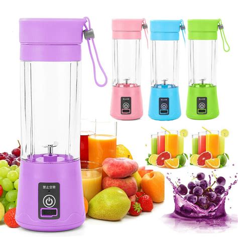 Portable Mini Blender Smoothie Juicer Cup Personal Single Serve USB ...