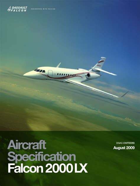 Falcon 2000LX Spec | PDF | Aircraft Flight Control System | Landing Gear