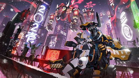 Anime, City, Cyberpunk, HD wallpaper | Peakpx