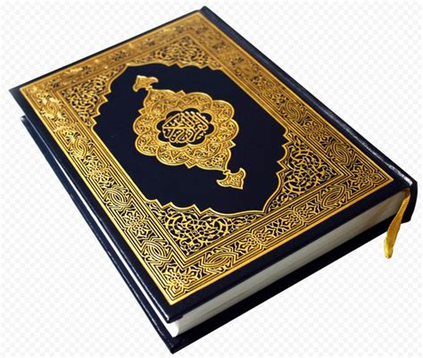 Beautiful Quran Book with Transparent Background