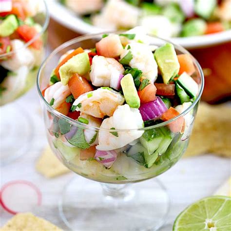 Shrimp Ceviche Recipe Mexican Style | Lemon Blossoms