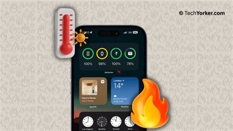 How to Fix iPhone Overheating Issue in iOS 17 - TechYorker