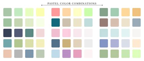 Pastel palette. Trend color pallete guide template. An example of a ...