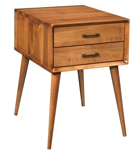 Mid Century Modern End Table from DutchCrafters Amish Furniture