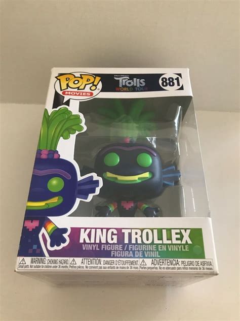 NEW Trolls King Trollex Funko Pop Figure