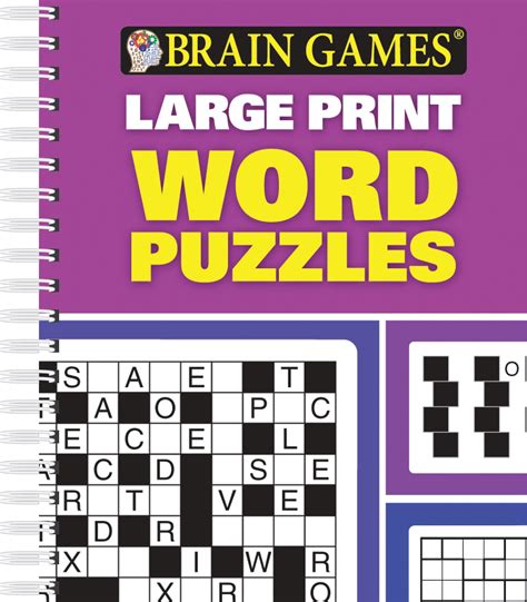 Brain Games: Brain Games - Large Print Word Puzzles (Other) - Walmart ...