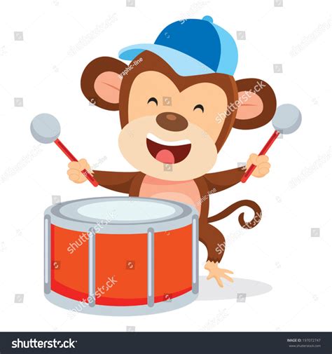 1,294 Monkey Plays Drums Images, Stock Photos & Vectors | Shutterstock