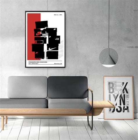 Nike Stacked Shoe Box Poster Digital Download Print Sneakerhead Wall ...