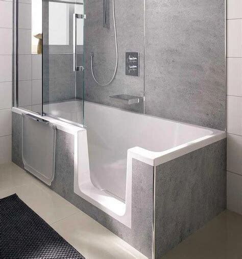 Small Bathroom With Walk In Shower And Tub Combinations Accessories ...