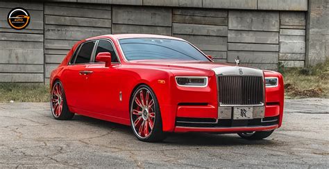 2021 Tinted Red Rolls Royce Phantom On Avant Garde Wheels! - Auto ...