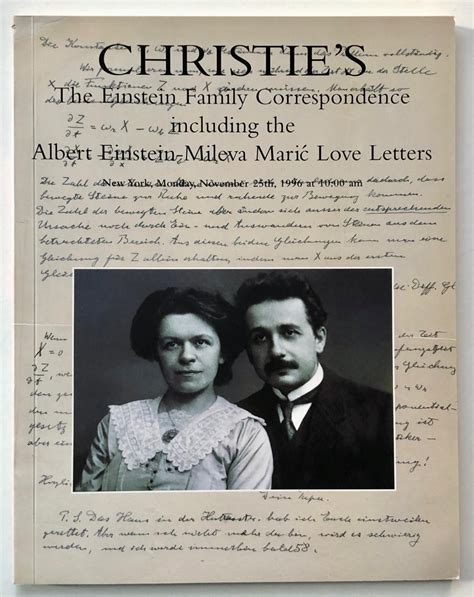 Christie's: The Einstein Family Correspondence including the Albert ...