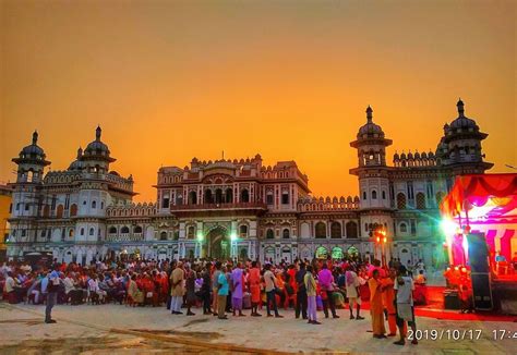 Evening view of Janaki Temple, Janakpur Nepal . . 📸 By @gaurav_baral ...