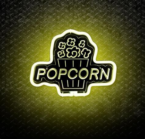 Popcorn 3D Neon Sign For Sale // Neonstation