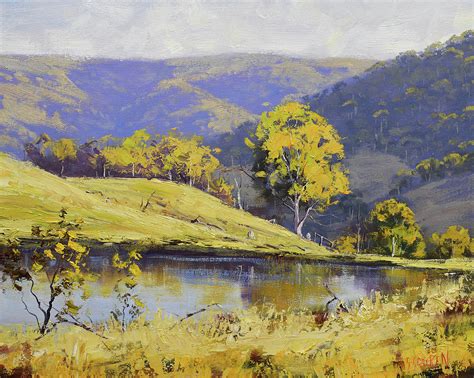 Summer Landscape Painting by Graham Gercken | Pixels