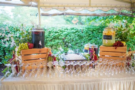 Oh, yea! Homemade Sangria station with white and red wine and infused ...